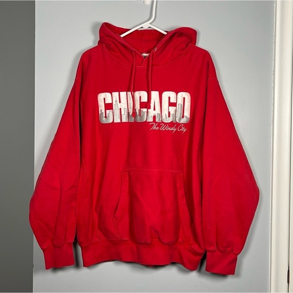 Y2K Chicago Hoodie Windy City - Picture 1 of 5